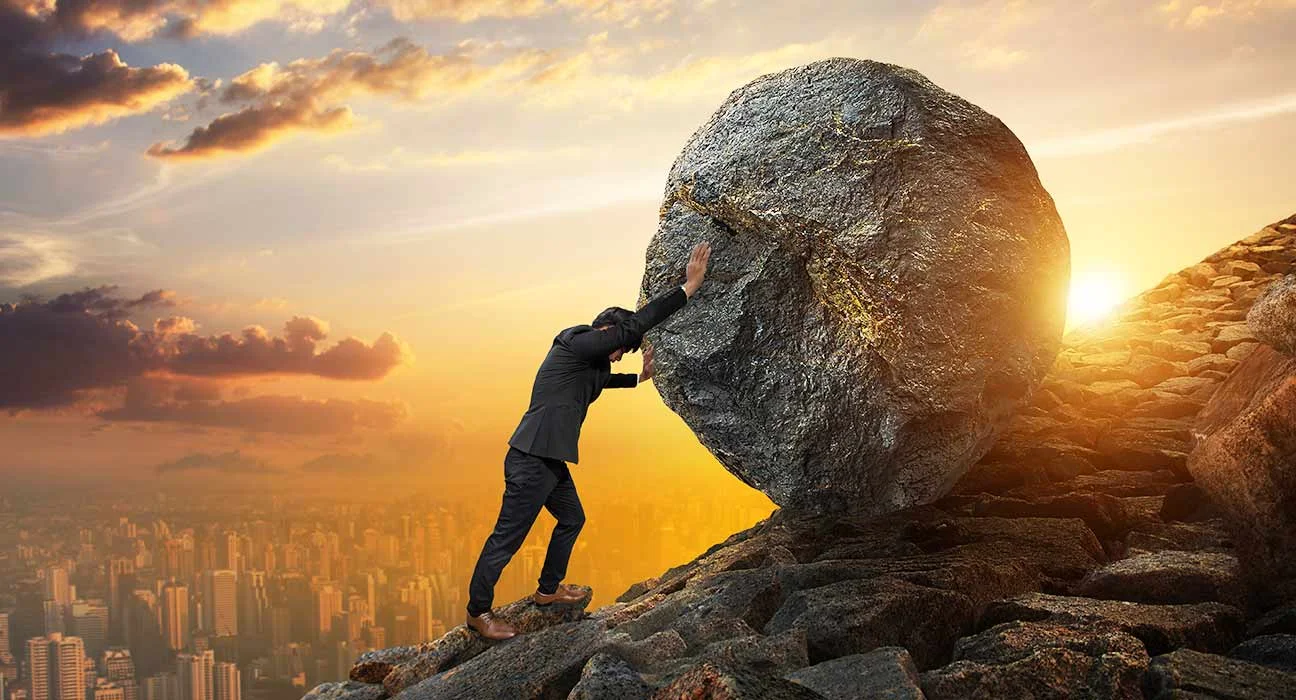 The boulder — persistence under pressure
